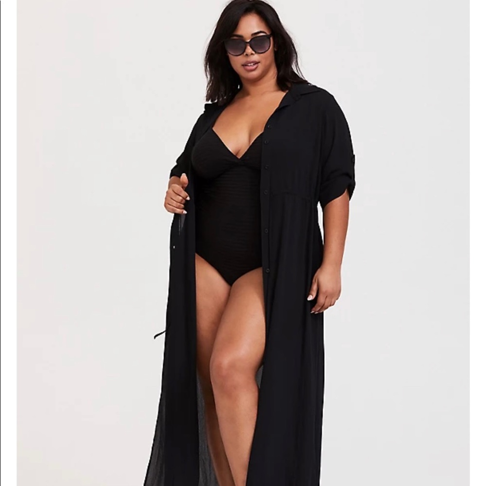 Torrid maxi swim cover up